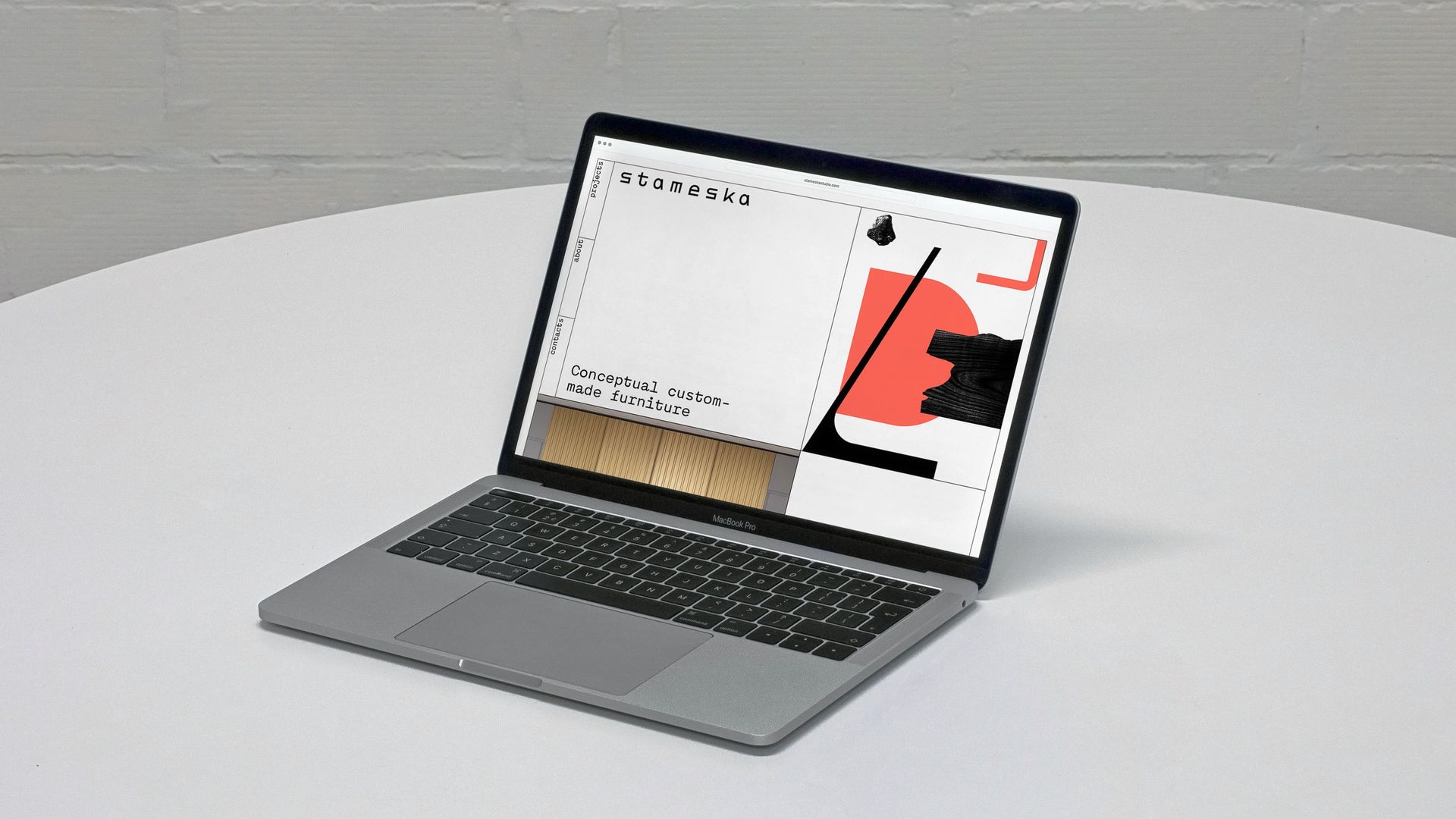 Blending artistry and structure: website for a furniture design studio Blending artistry and structure: website for a furniture design studio